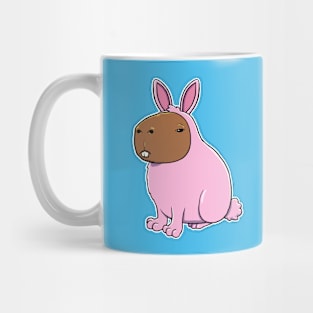 Capybara Bunny Costume Mug